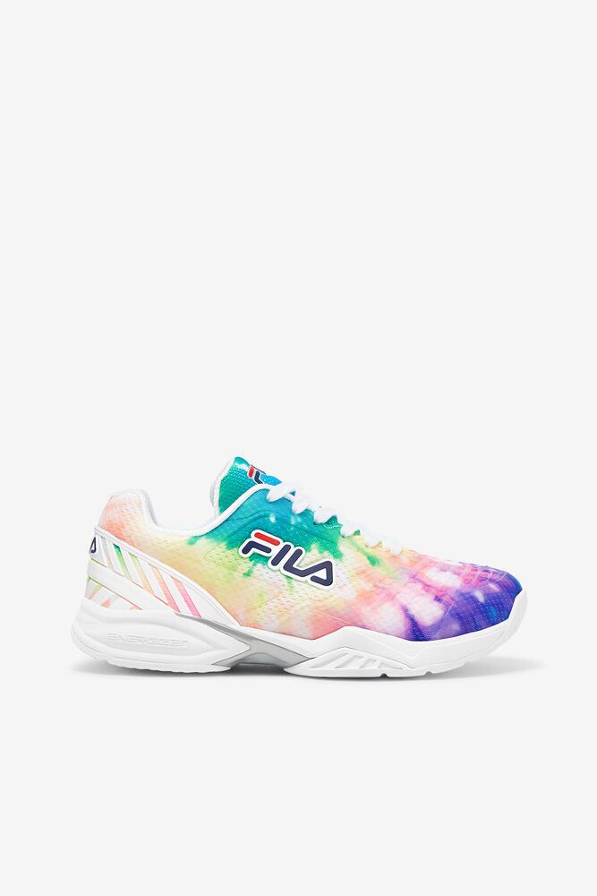 Fila Axilus 2 Energized Tie Dye Multicolor Tennis Shoes Womens - NZ 95723-XWLT